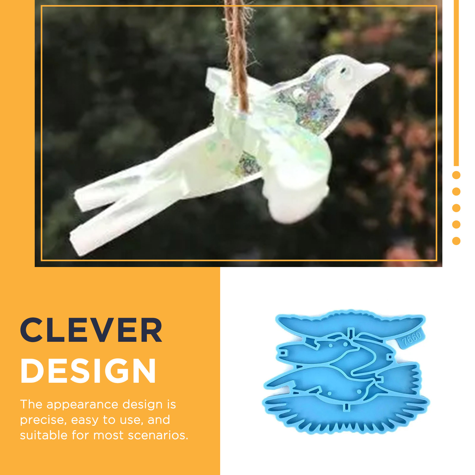 Silicone Hummingbird Mold for  - огляд і ціна Resin Craft Ideas
