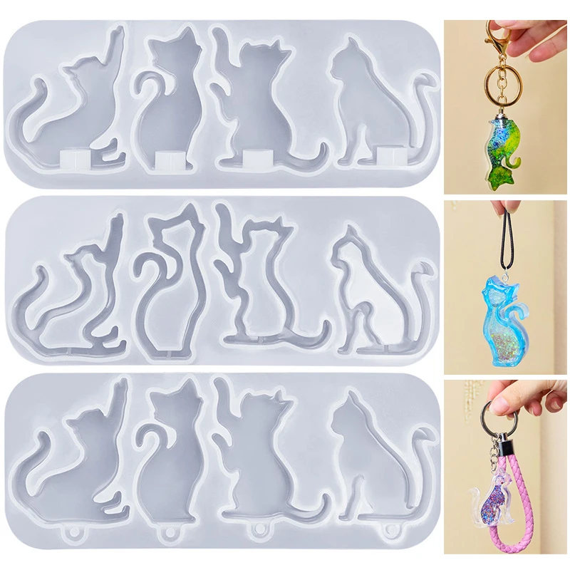 DIY Cat Shape Keychain Pendant - огляд і ціна Serving Tray Mold