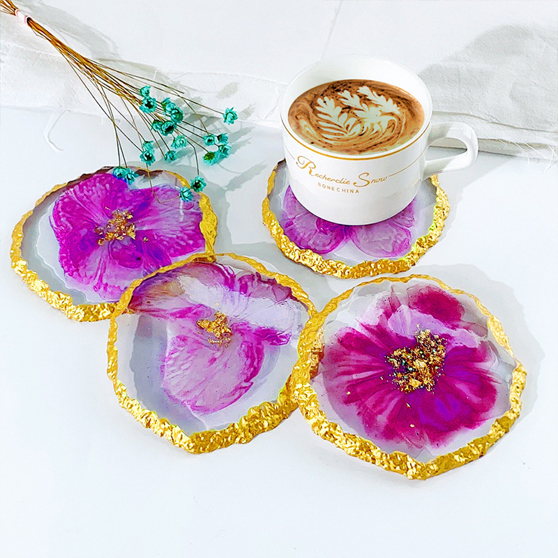 DM413 Drusy Coaster Resin Mold - огляд і ціна Serving Tray Mold