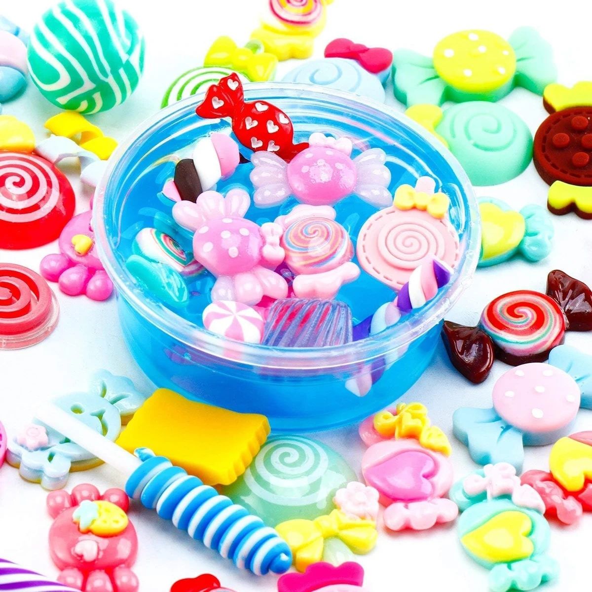 30pcs Random Candy Slime Charm - огляд і ціна Resin Craft Projects