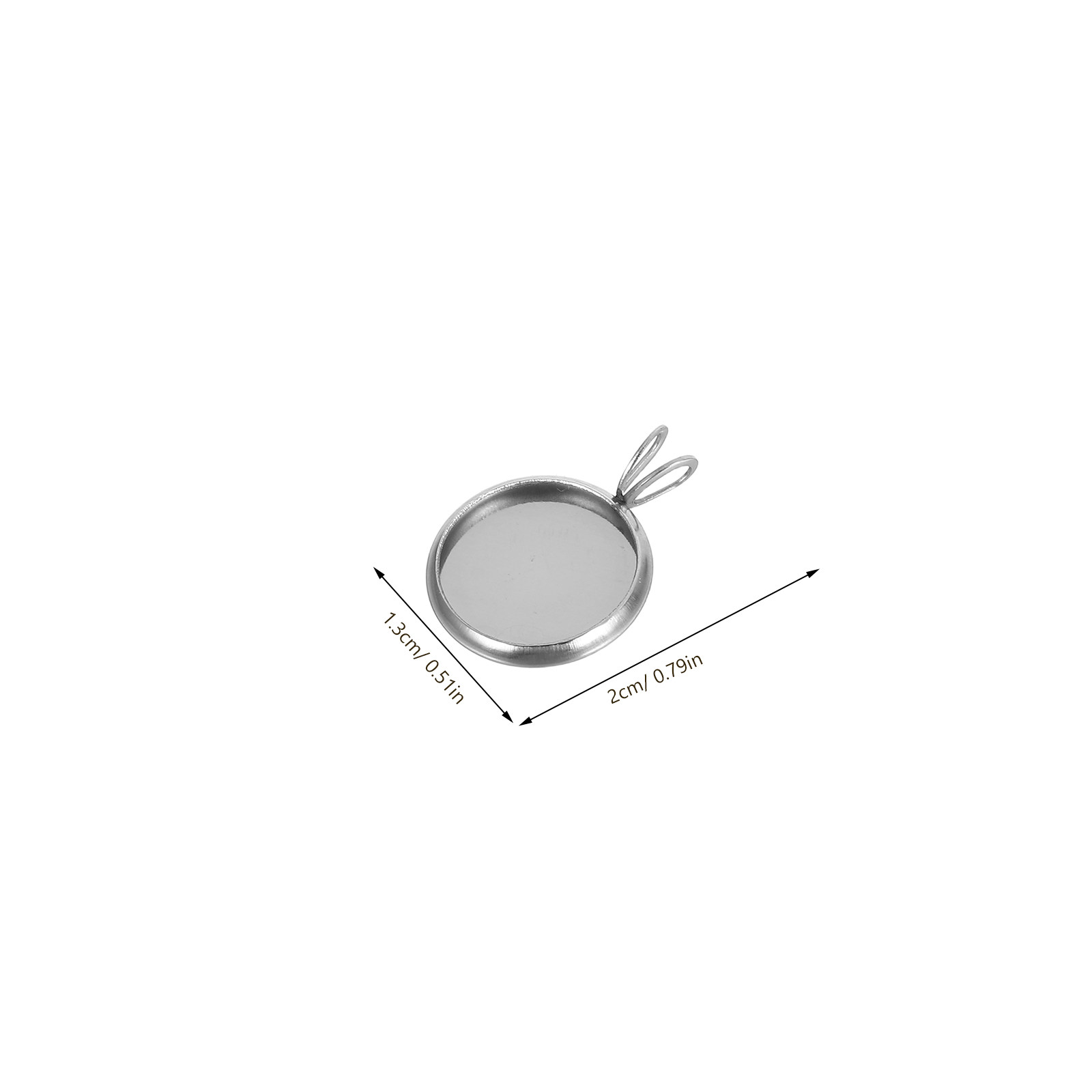 10Pcs 12Mm Round Tray Pendant  - огляд і ціна Resin Craft Supplies