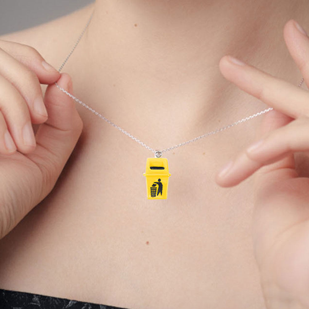 10Pcs Garbage Bin Charms Smoot - огляд і ціна Crafting Resin
