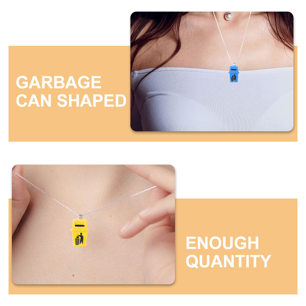 10Pcs Garbage Bin Charms Smoot - огляд і ціна Crafting Resin