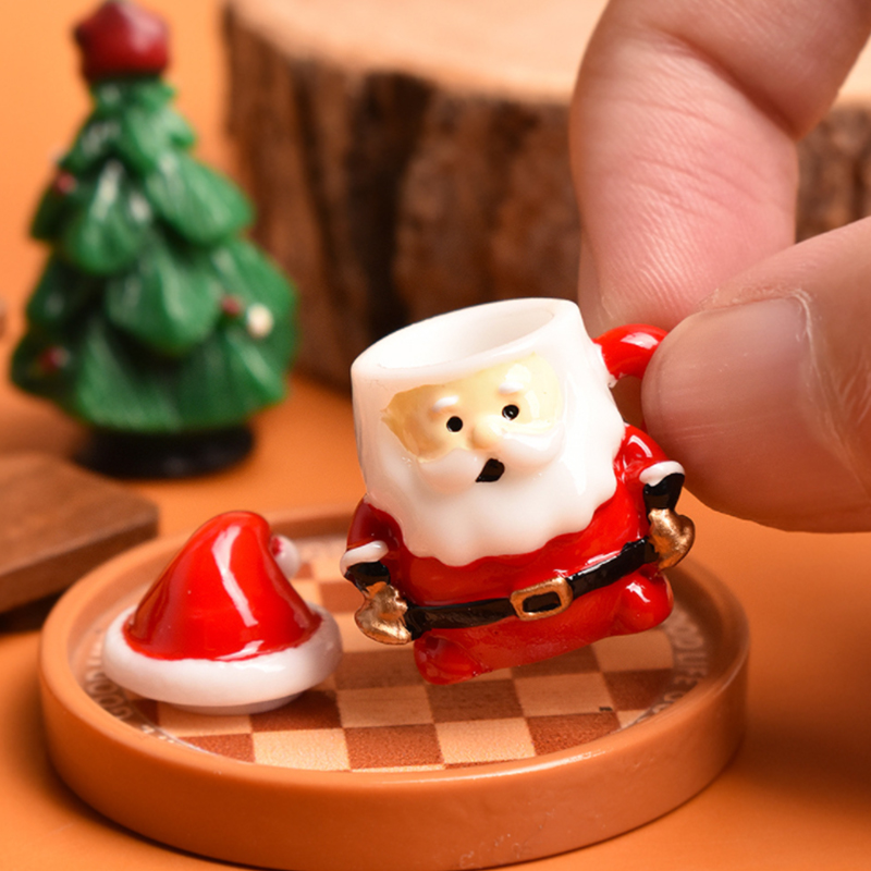 Mini Santa Teacup Ornament - R - огляд і ціна Resin Craft Supplies