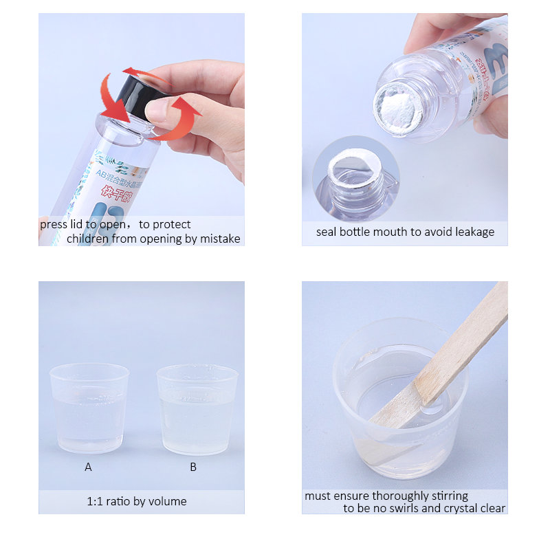 1:1 Clear Epoxy Resin Crystal  - огляд і ціна Serving Tray Mold