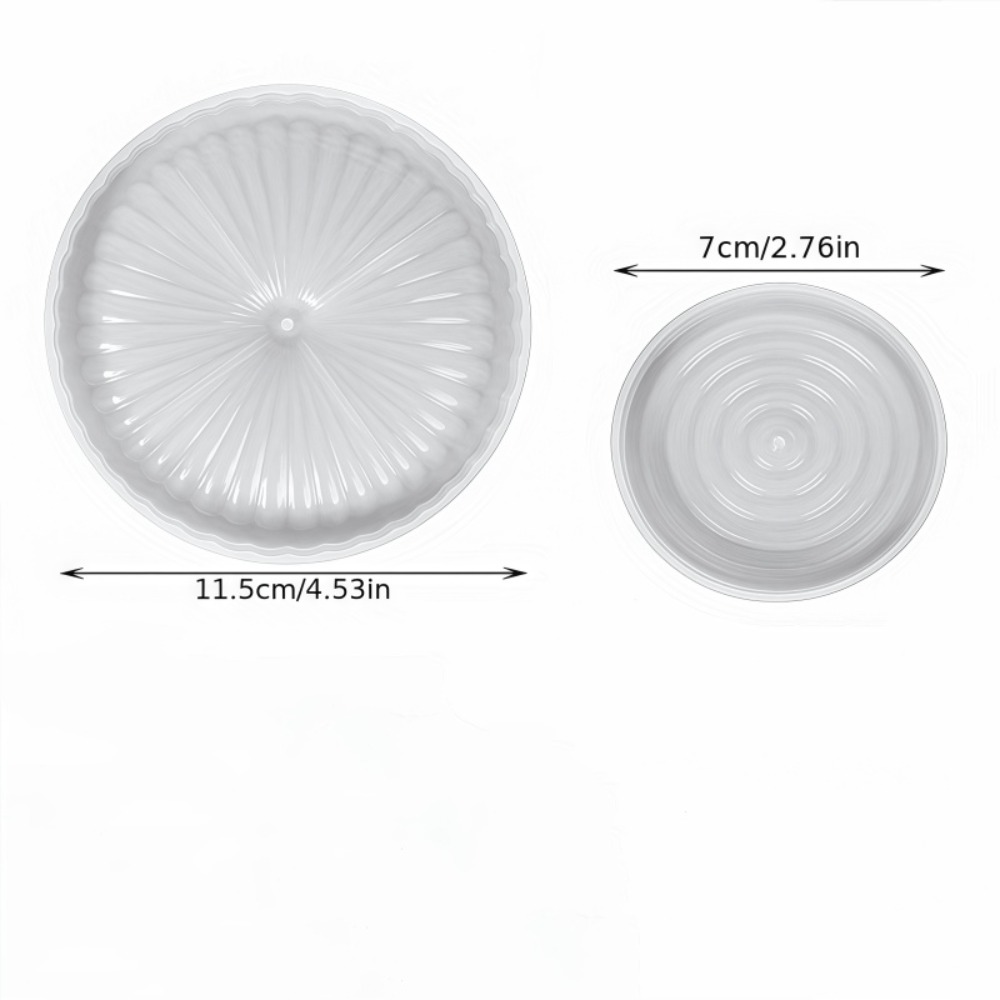 2pcs Round Incense Burner Sili - огляд і ціна Coaster Mold Round