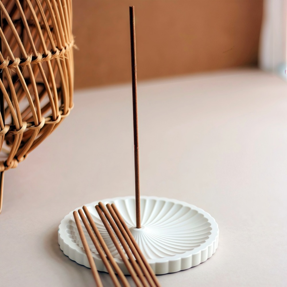 2pcs Round Incense Burner Sili - огляд і ціна Coaster Mold Round