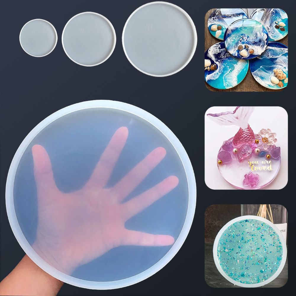 Transparent Fluid Arts Round C - огляд і ціна Coaster Mold Round