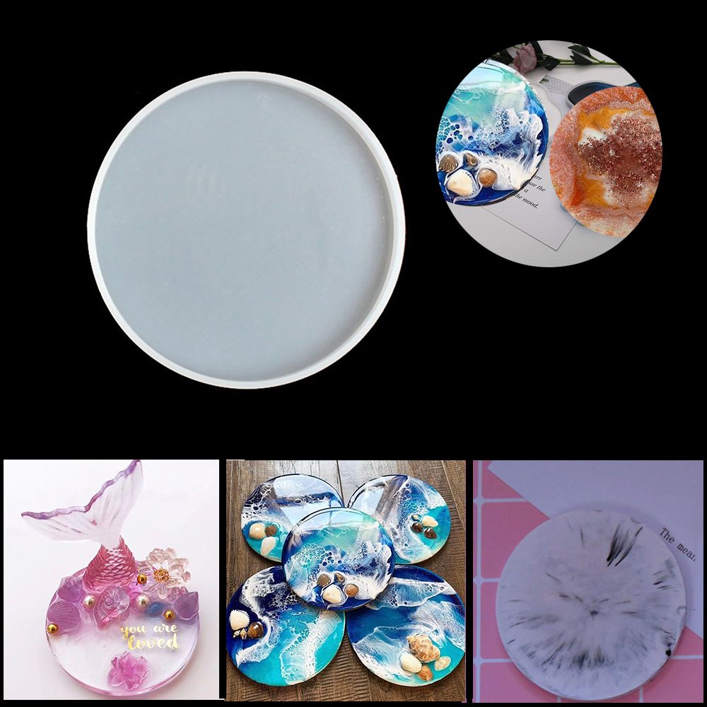 Transparent Fluid Arts Round C - огляд і ціна Coaster Mold Round