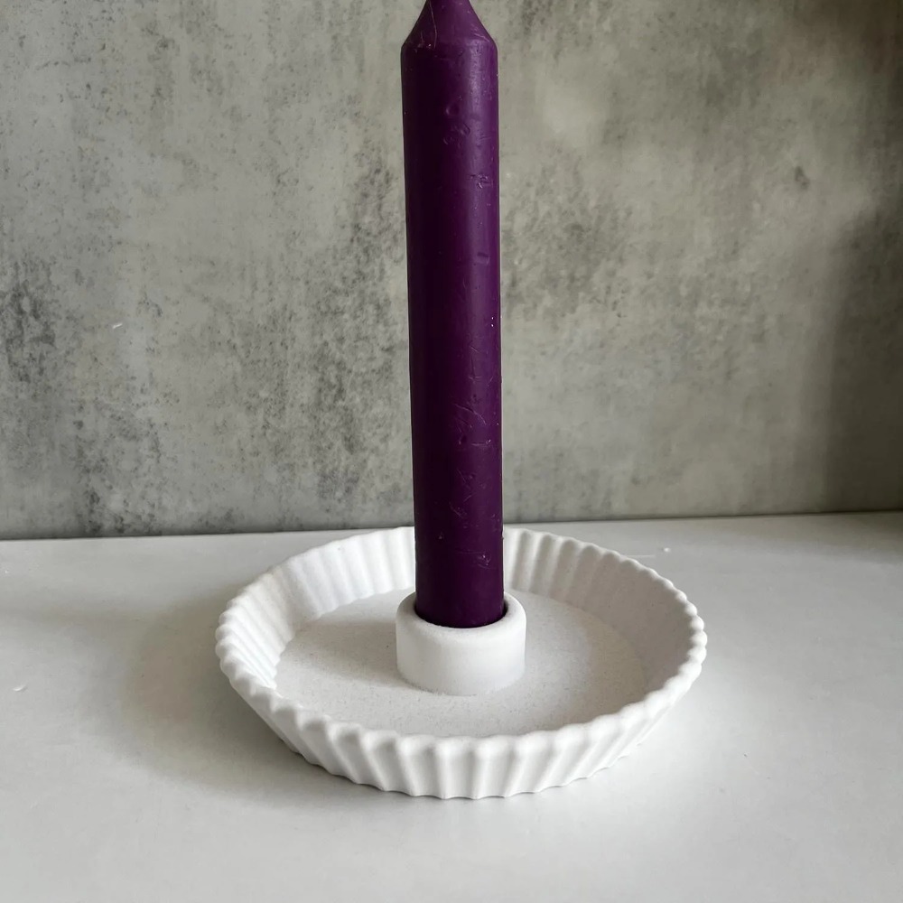 Stripe Round Dish Candle Holde - огляд і ціна Coaster Mold Round