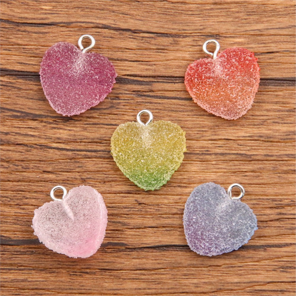 20Pcs Gradient Color Candy Res - огляд і ціна Resin Craft Projects