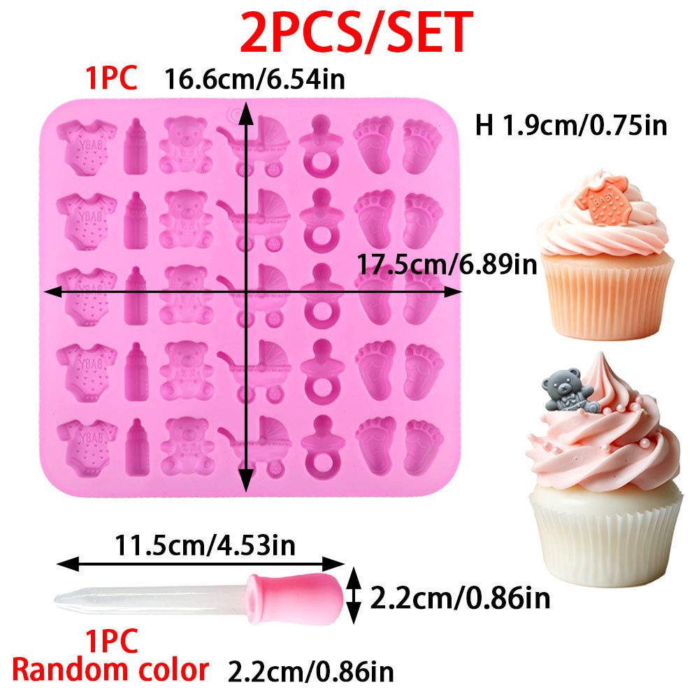2pcs Silicone Mold Set 35-Cavi - огляд і ціна Resin Craft Ideas