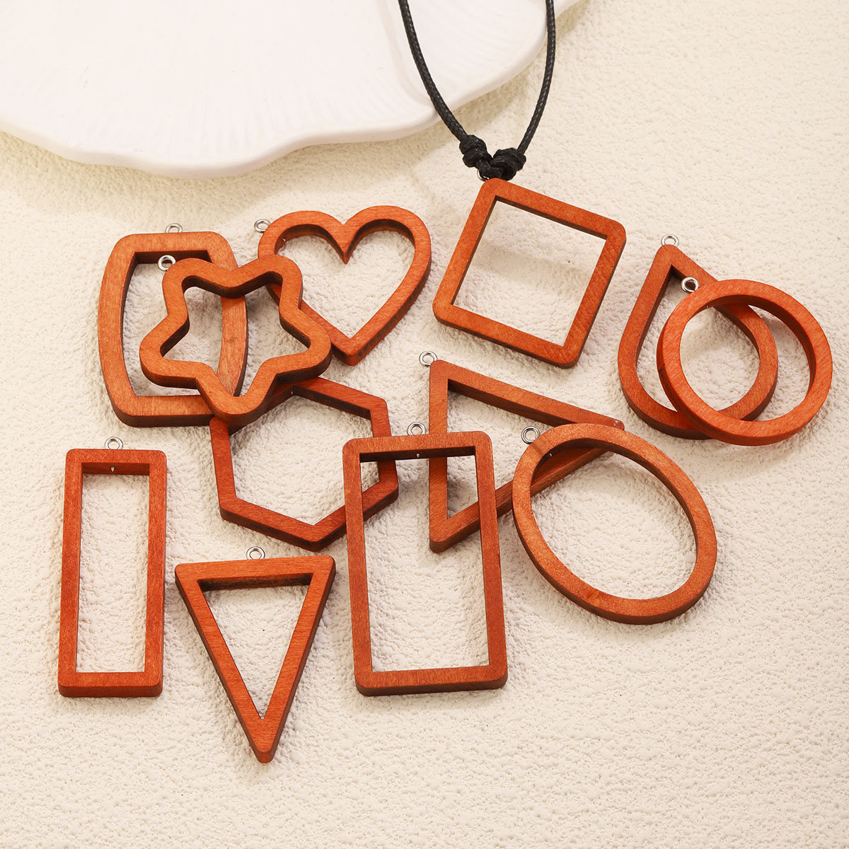 10PCS Triangle Rectangle Wood  - огляд і ціна Resin Craft Projects
