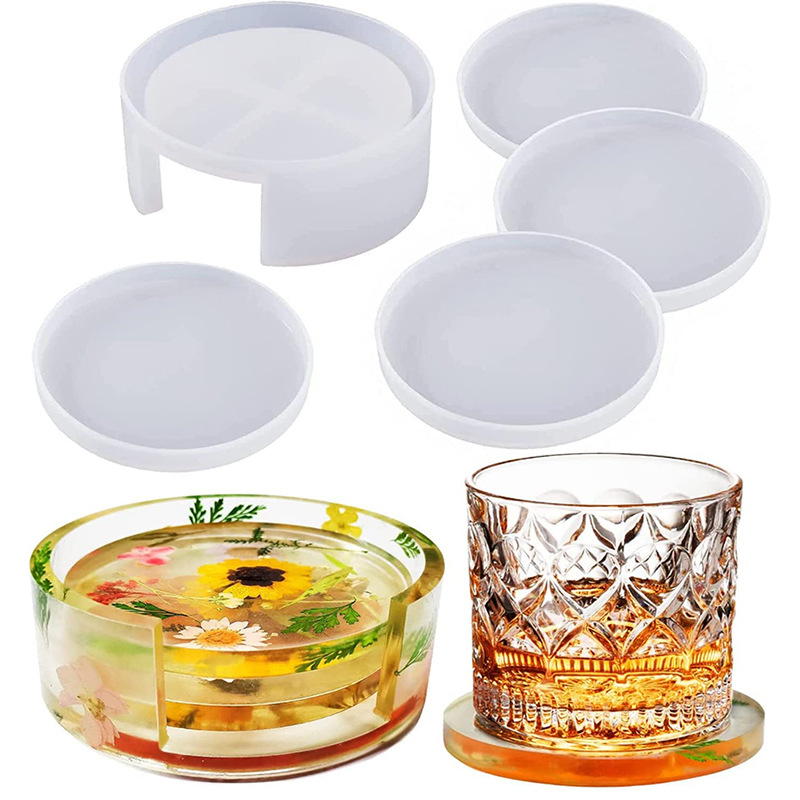 Round Square Coaster Silicone  - огляд і ціна Coaster Mold Round