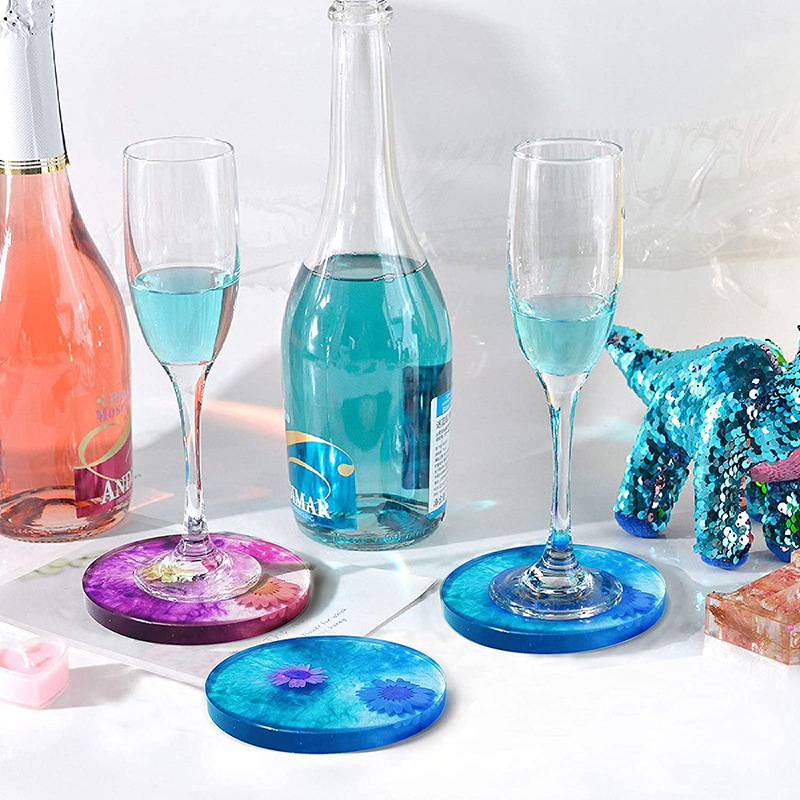 Round Square Coaster Silicone  - огляд і ціна Coaster Mold Round