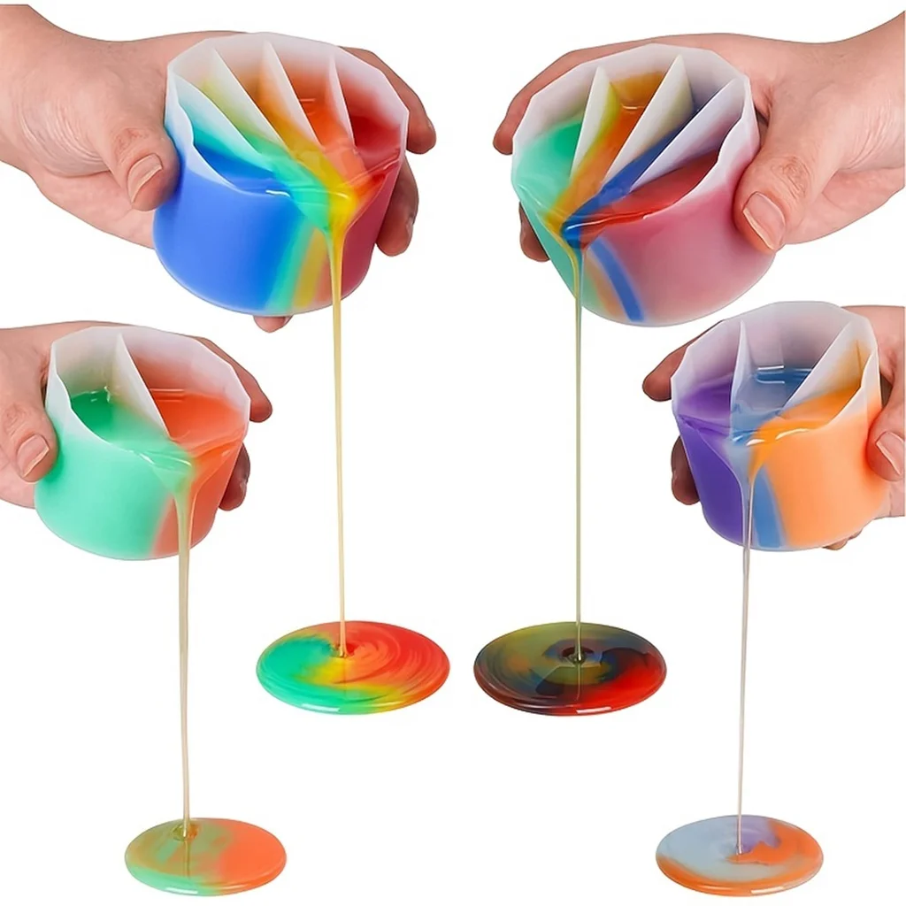Color Mixing Split Cup For Pou - огляд і ціна Mixing Cup Silicone