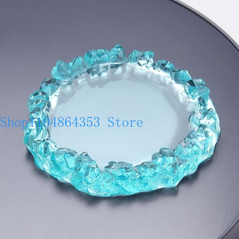 Crystal Cluster Molds for Resi - огляд і ціна Coaster Mold Round