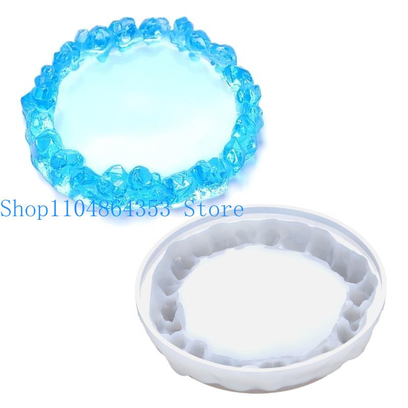 Crystal Cluster Molds for Resi - огляд і ціна Coaster Mold Round
